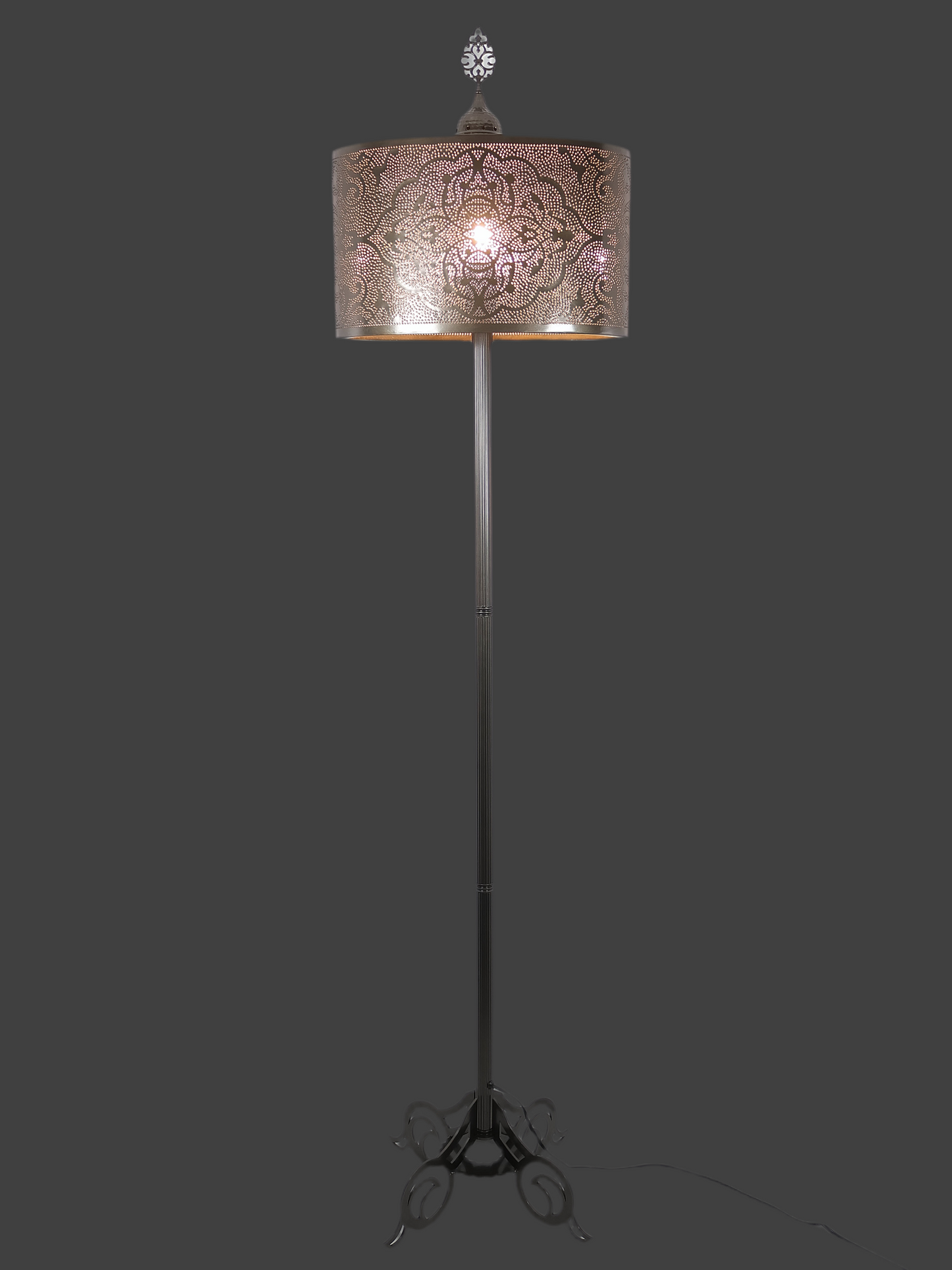 Moroccan Floor Lamp Shade Industrial Standing Light