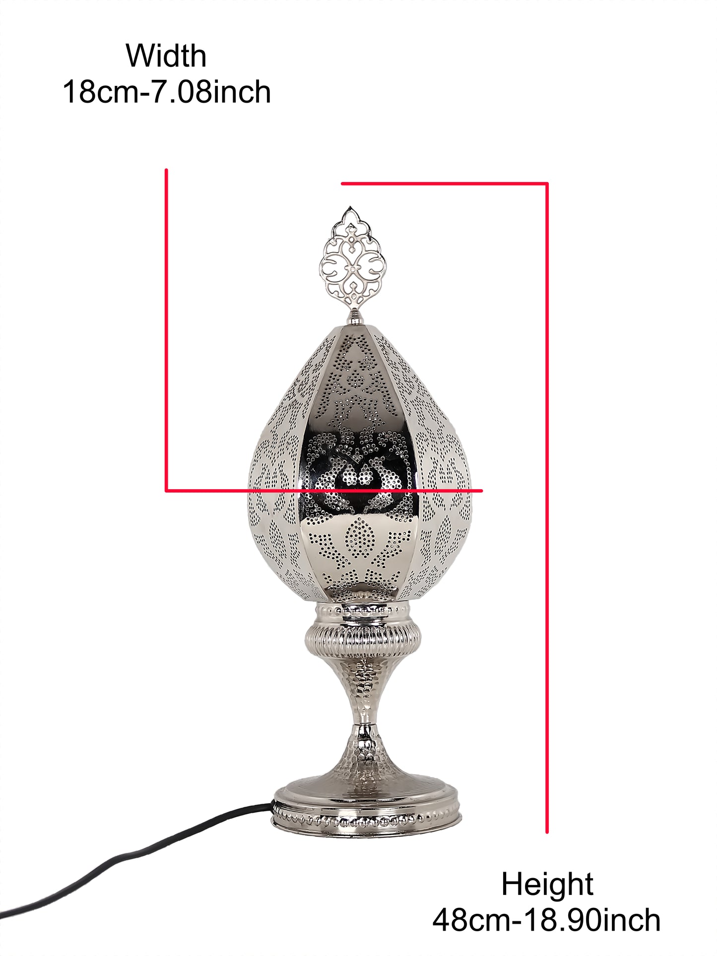 Moroccan Pattern Table Lamp Turkish Bedside Lamp