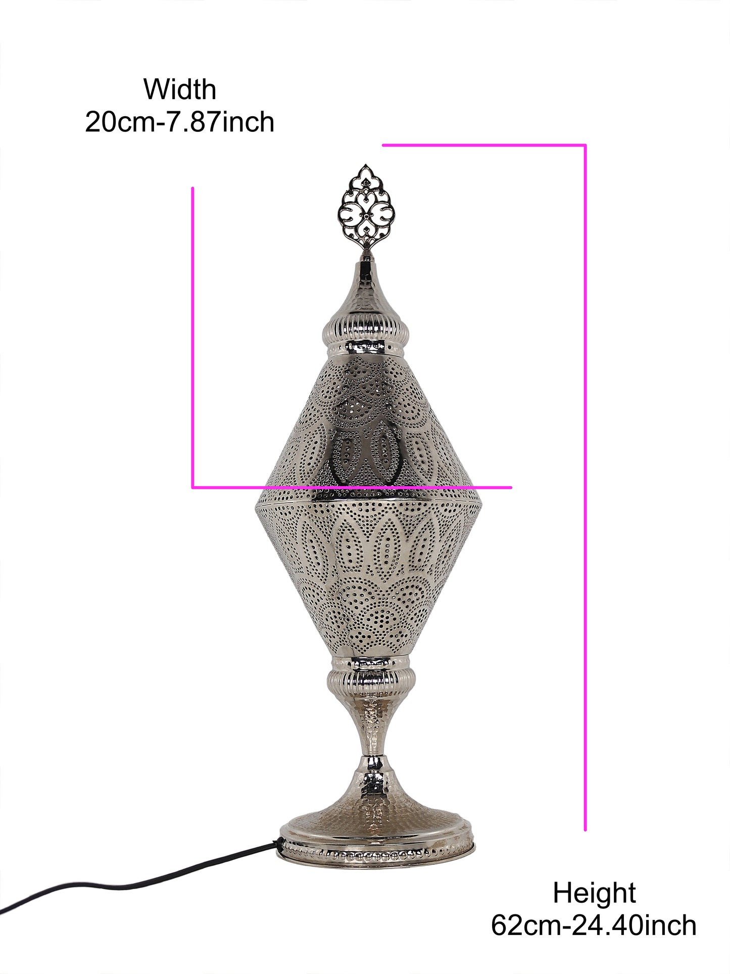 Moroccan Pattern Design Turkish Table Lamp