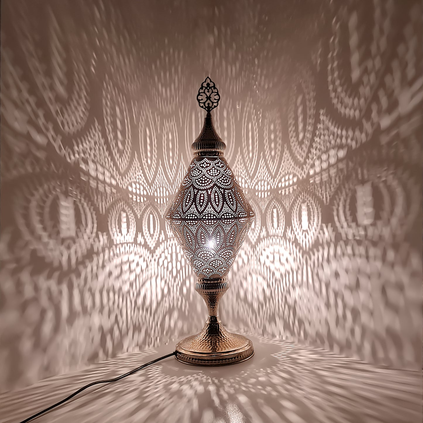 Moroccan Pattern Design Turkish Table Lamp