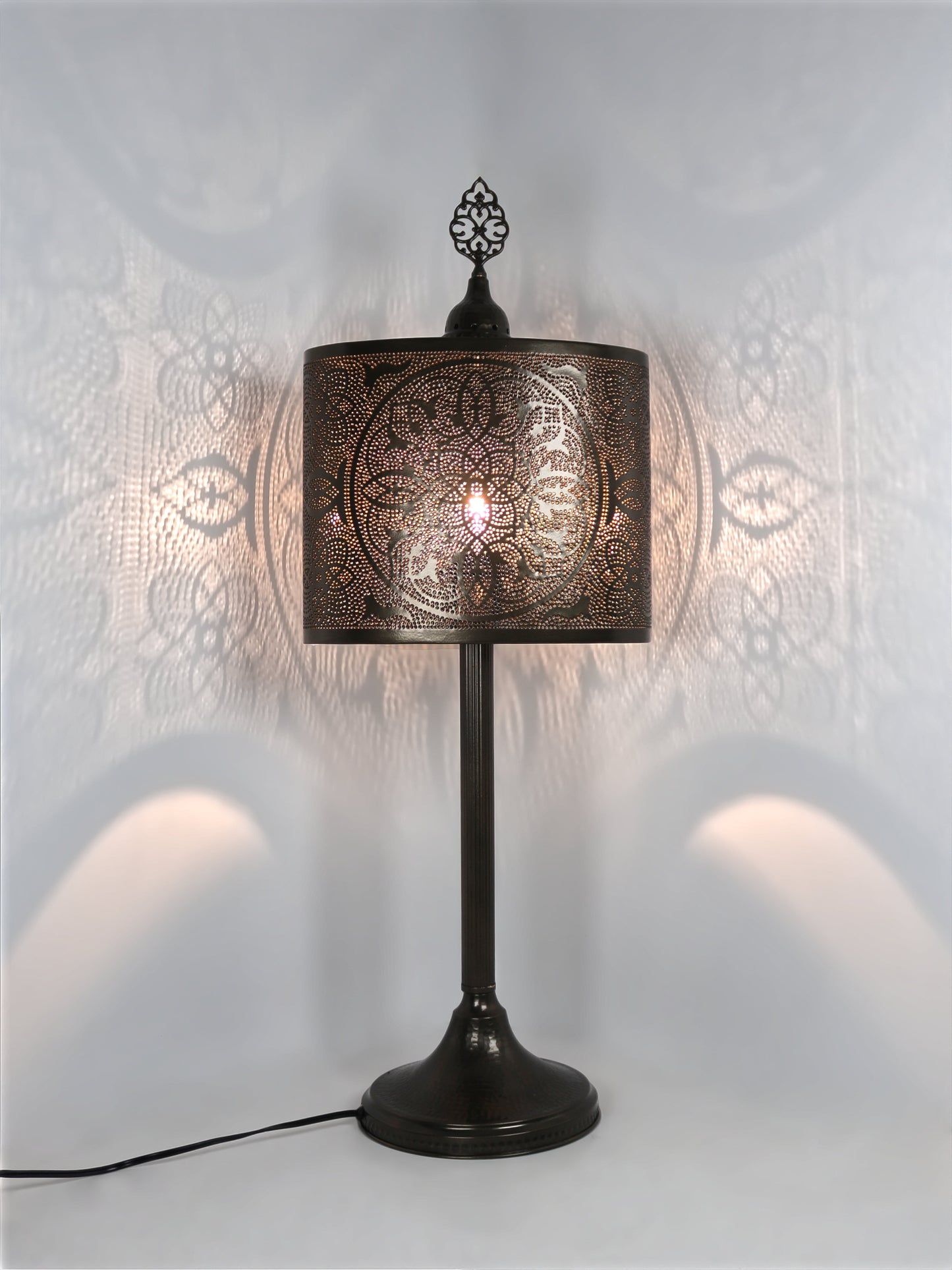 Moroccan Table Lamp Shade Turkish Effect Pattern