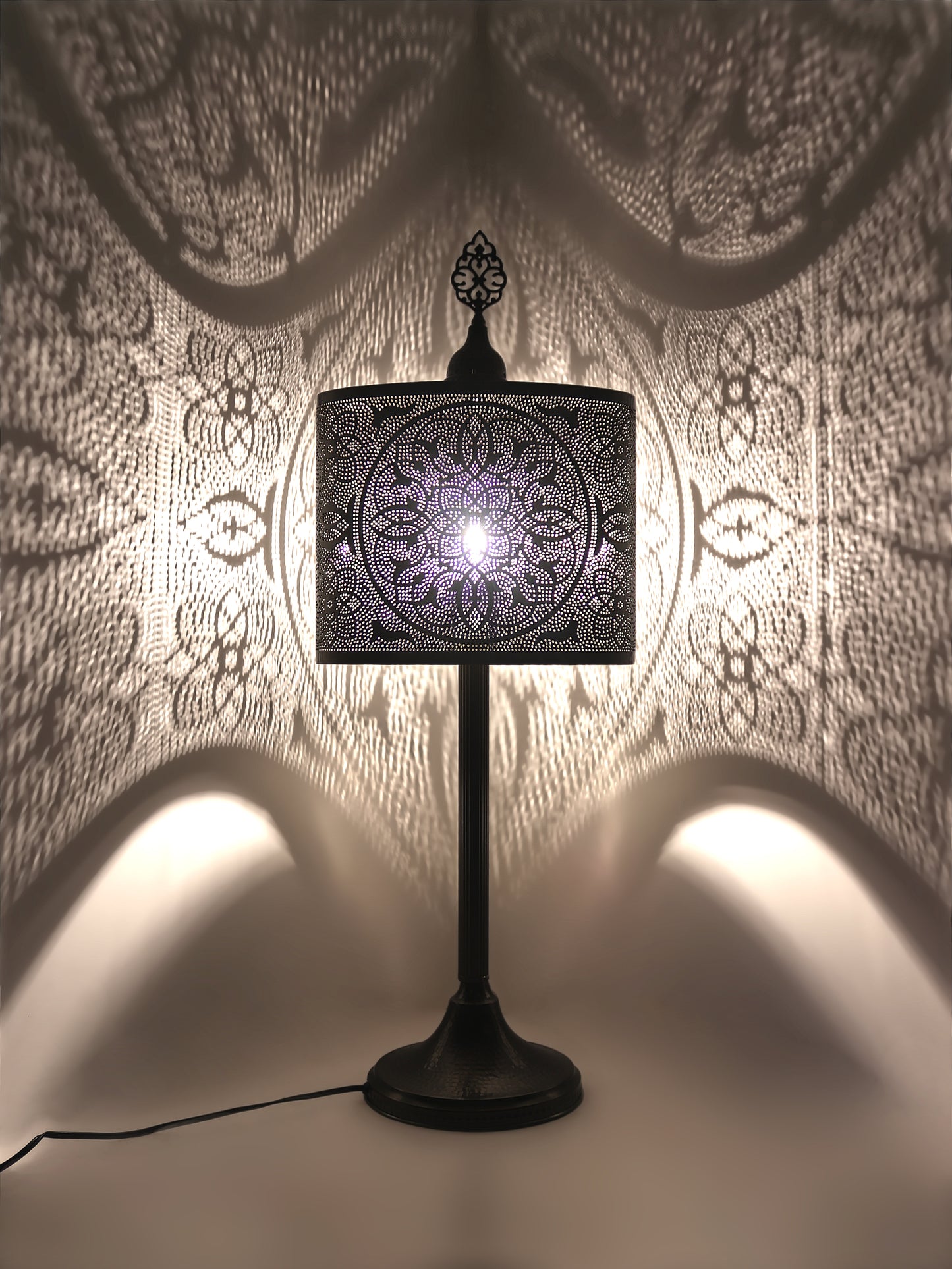 Moroccan Table Lamp Shade Turkish Effect Pattern