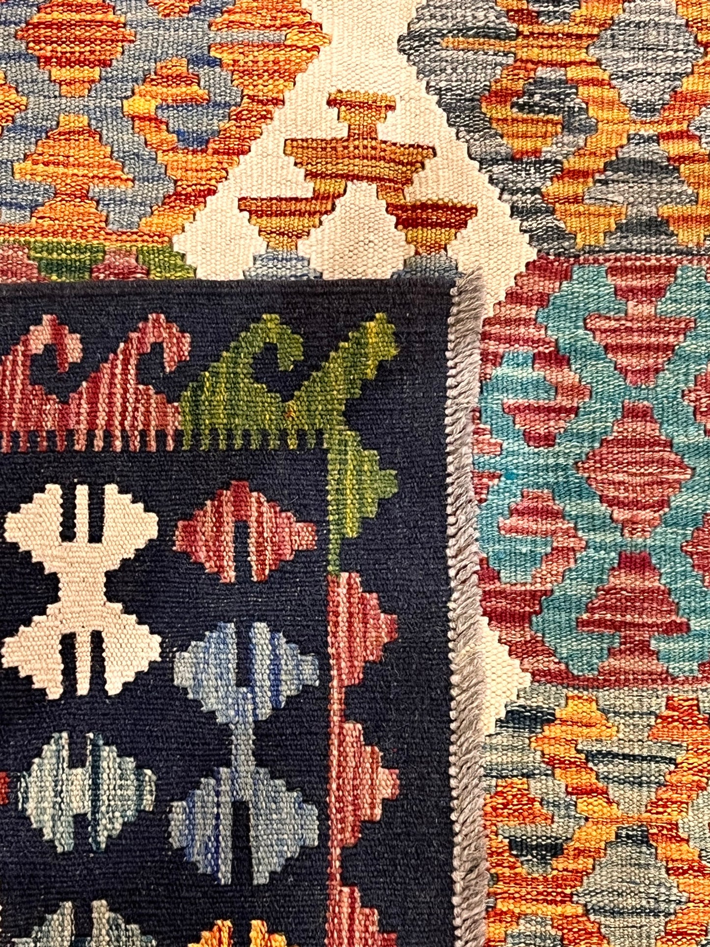 7x10 Fine Quality Handmade Turkish Kilim Rug – Exceptional Handwoven Colorful Anatolian Statement Rug