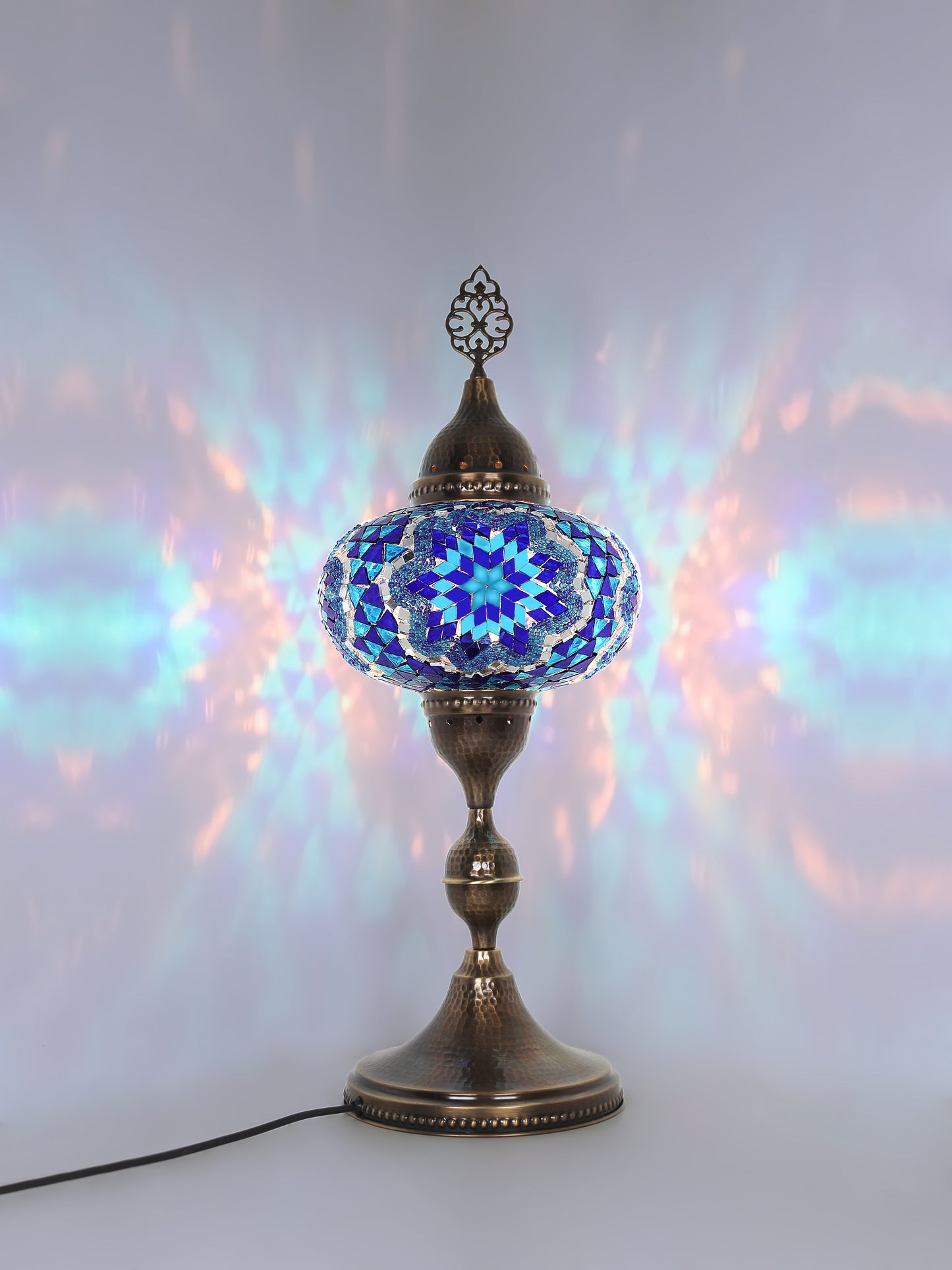 Turkish Table Lamp Big Globe Standing Light