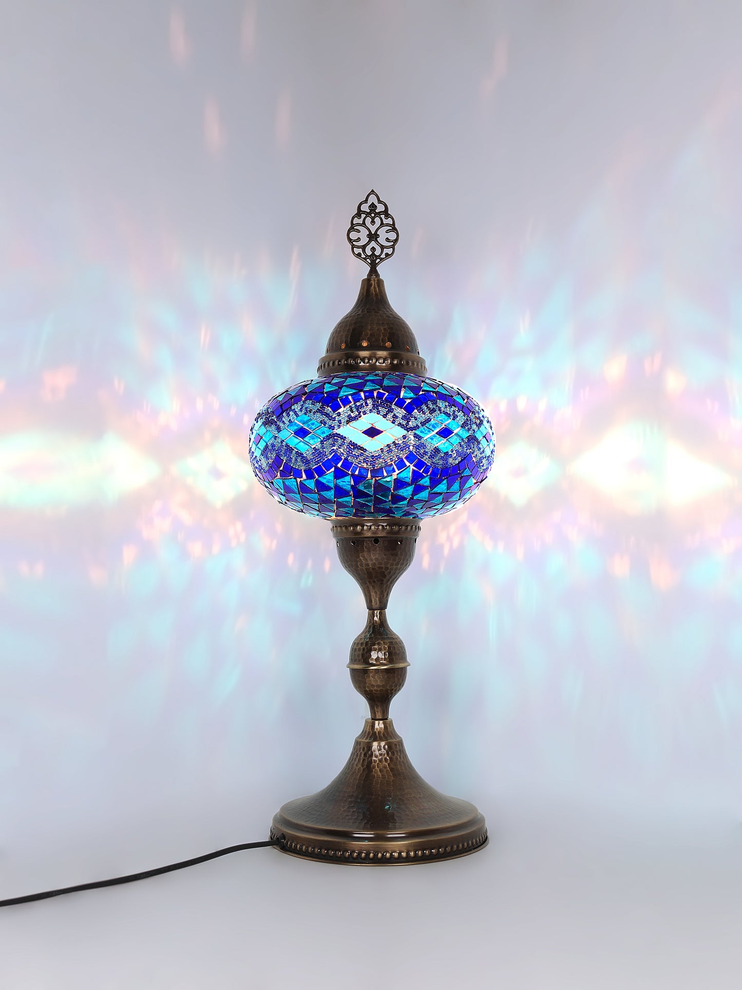 Turkish Table Lamp Big Globe Standing Light