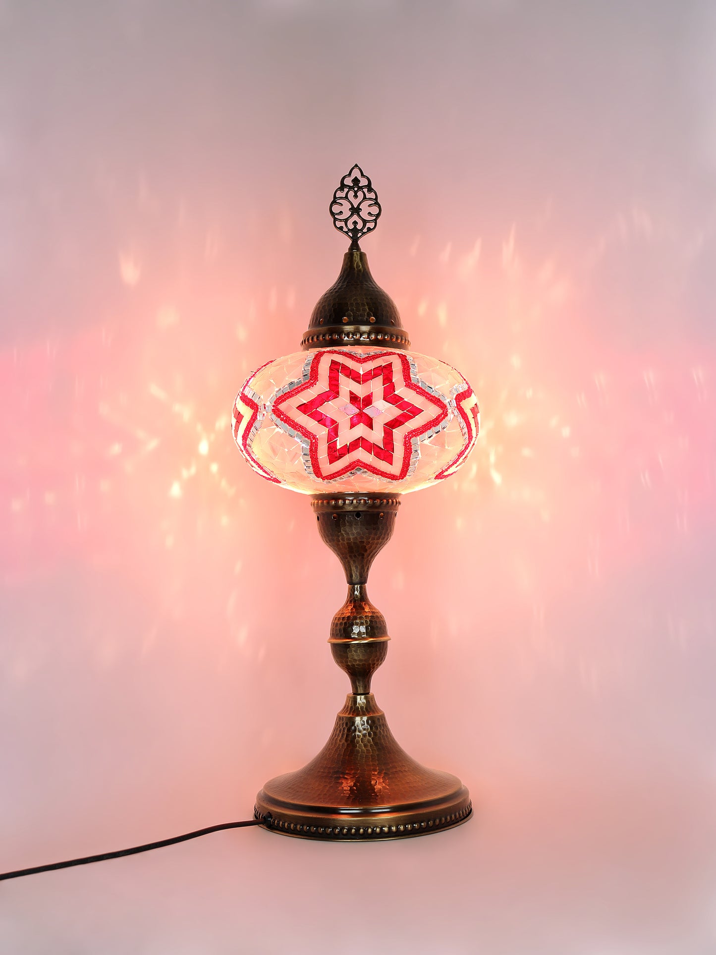 Turkish Table Lamp Big Globe Standing Light