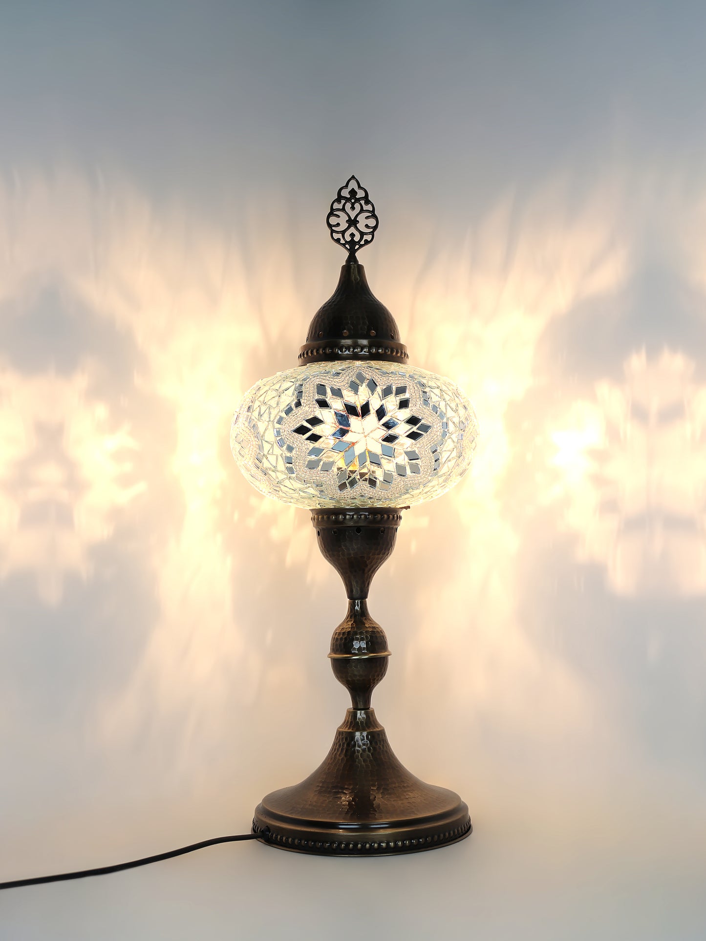 Turkish Table Lamp Big Globe Standing Light