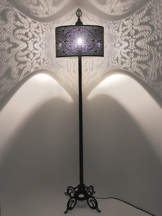 Moroccan Floor Lamp Shade Industrial Standing Light