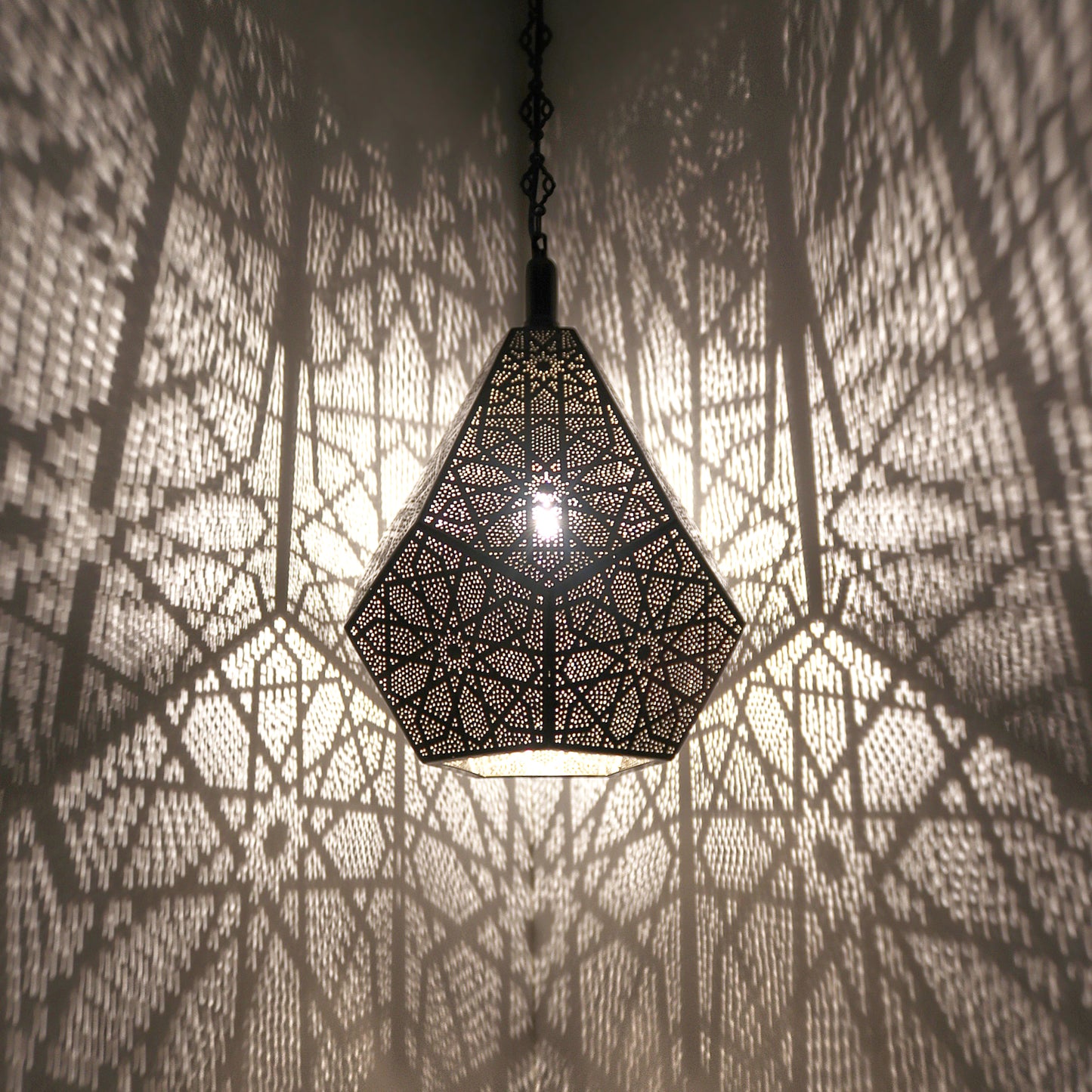 Moroccan Decorative Hanging Lamp Diamond Form Pendant Light