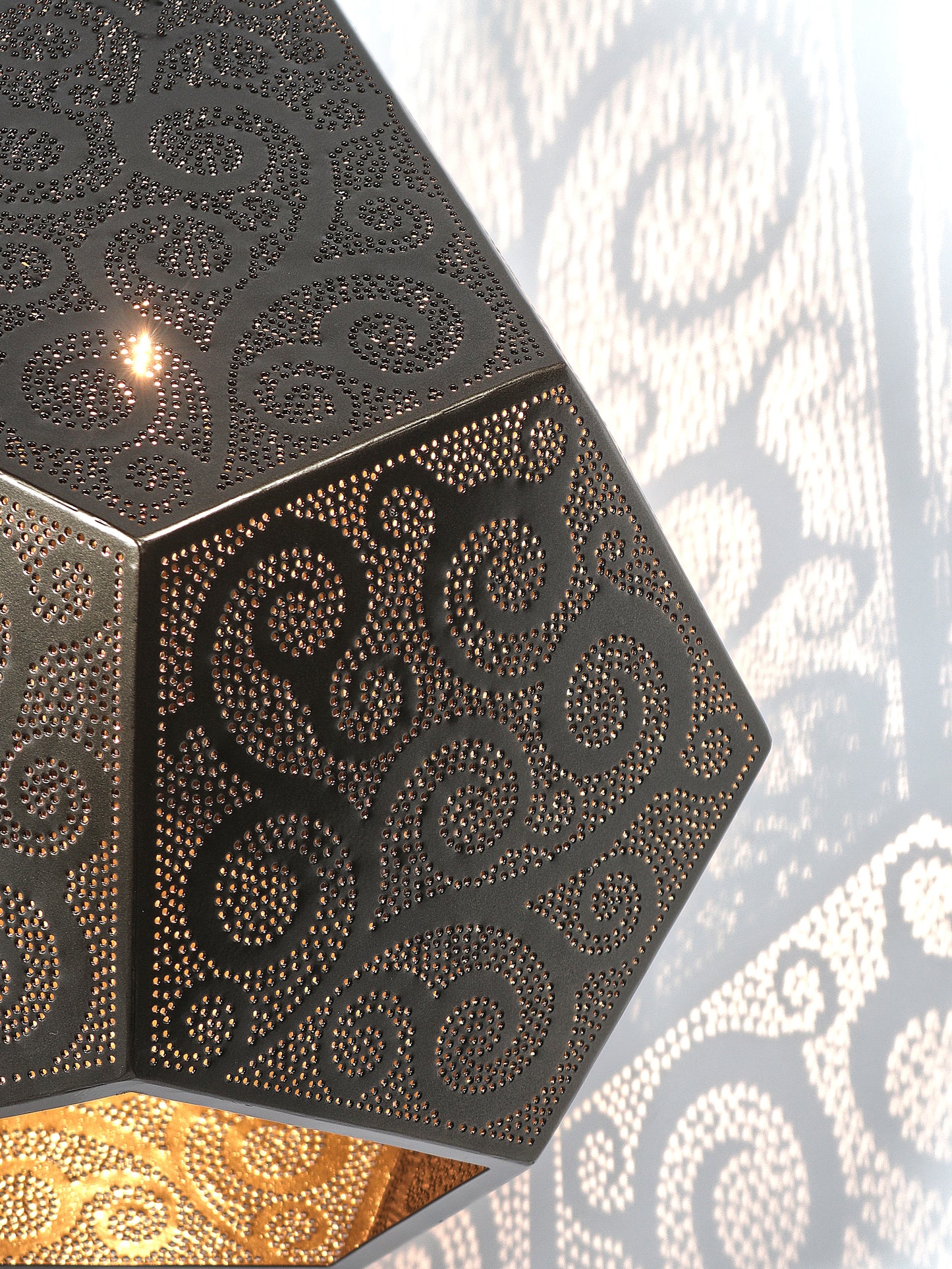 Moroccan Decorative Big Lantern Hanging Lamp Diamond Shape