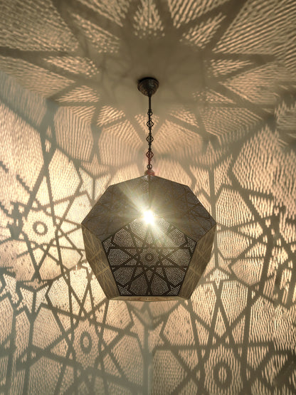 Turkish Pattern Moroccan Lantern Pendant Light