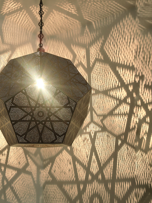 Turkish Pattern Moroccan Lantern Pendant Light
