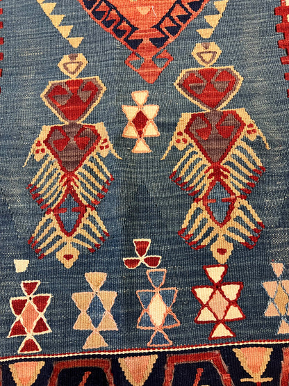 Old Handwoven Central Anatolian Kilim – Approximately 80 Years Old