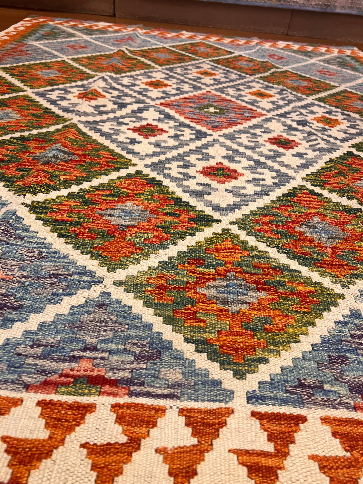 Handmade Natural Dye Kilim Rug – 6.4’ x 5.3’