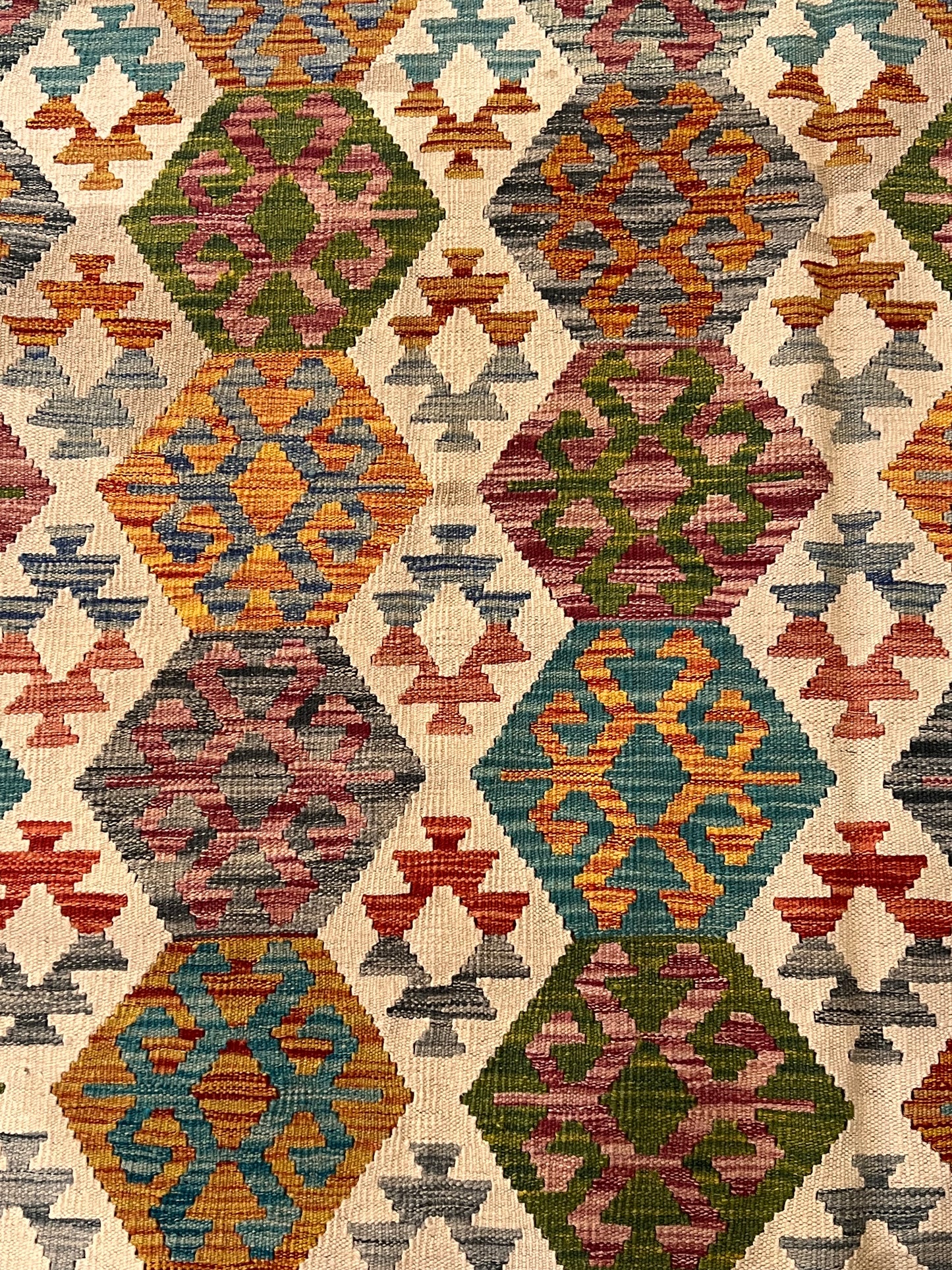 7x10 Fine Quality Handmade Turkish Kilim Rug – Exceptional Handwoven Colorful Anatolian Statement Rug