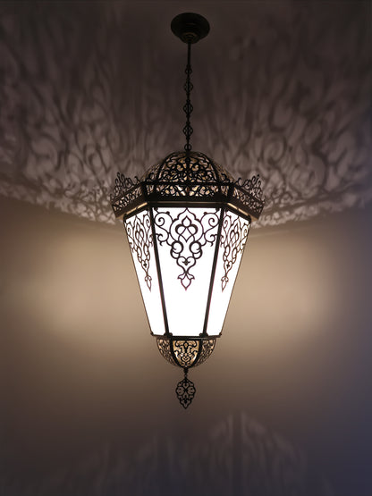 Turkish Pattern Lantern Pendant Lamp Laser Cut Light