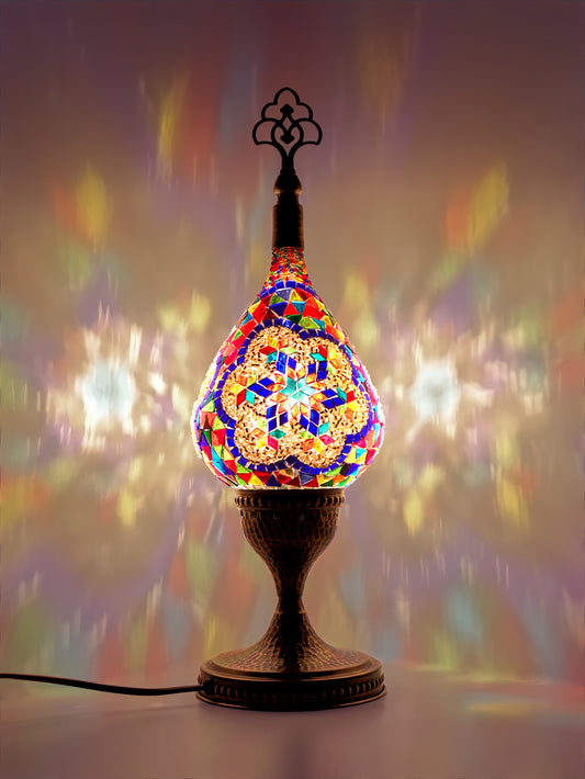 Turkish Mosaic Table Lamp Stained Glass Light