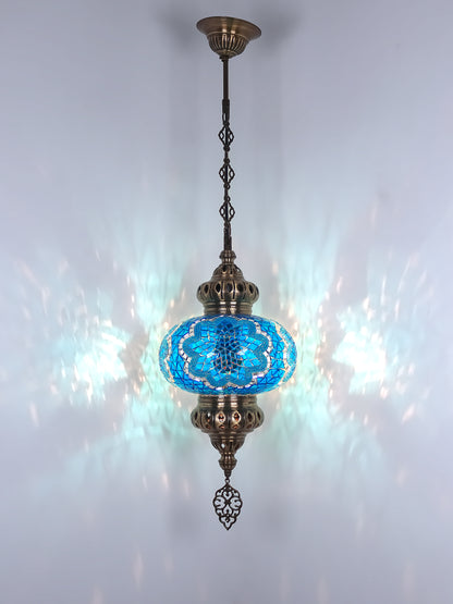 Turkish Mosaic Hanging Lamp Big Globe Pendant Lights