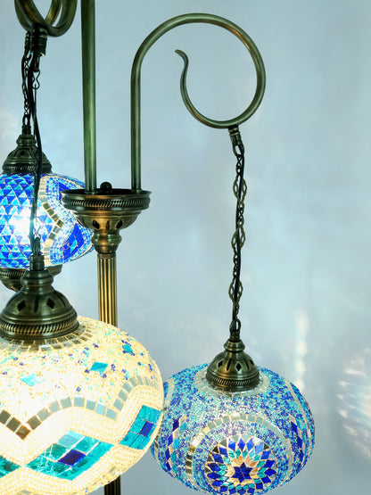 Turkish Mosaic Floor Lamp Big 3 Globe