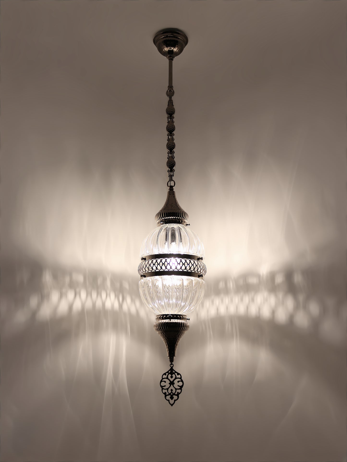 Pyrex Glass Pendant Lamp Turkish Hanging Light