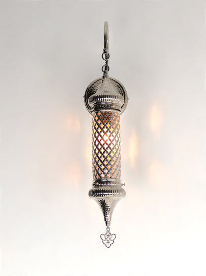 Turkish Wall Lamp Cylinder Blown Glass Sconce Lighting