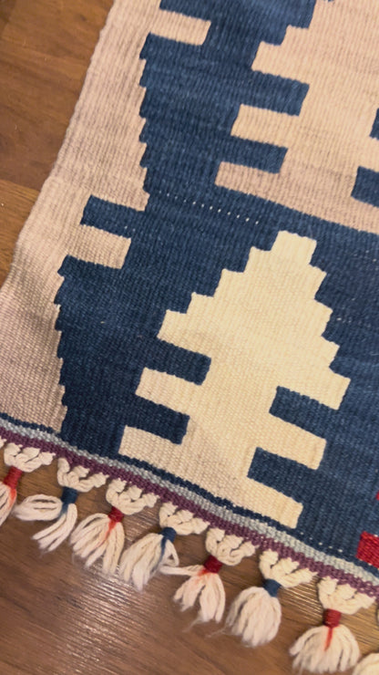 Handwoven Anatolian Kilim Rug –  (9.5 ft × 7 ft) | Traditional Wool Kilim | Authentic Turkish Craftsmanship