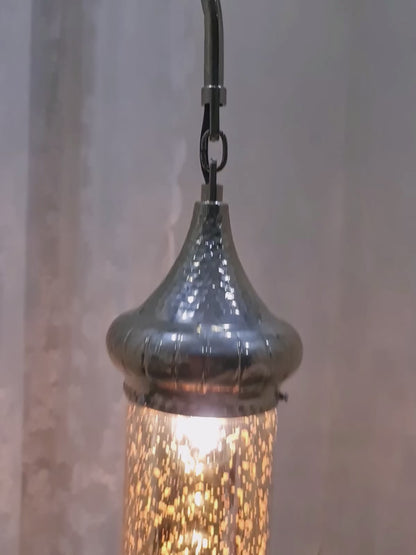 Moroccon Pyrex Blown Glass Floor Lamp