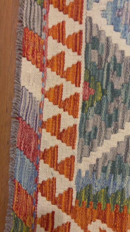 Handmade Natural Dye Kilim Rug – 6.4’ x 5.3’